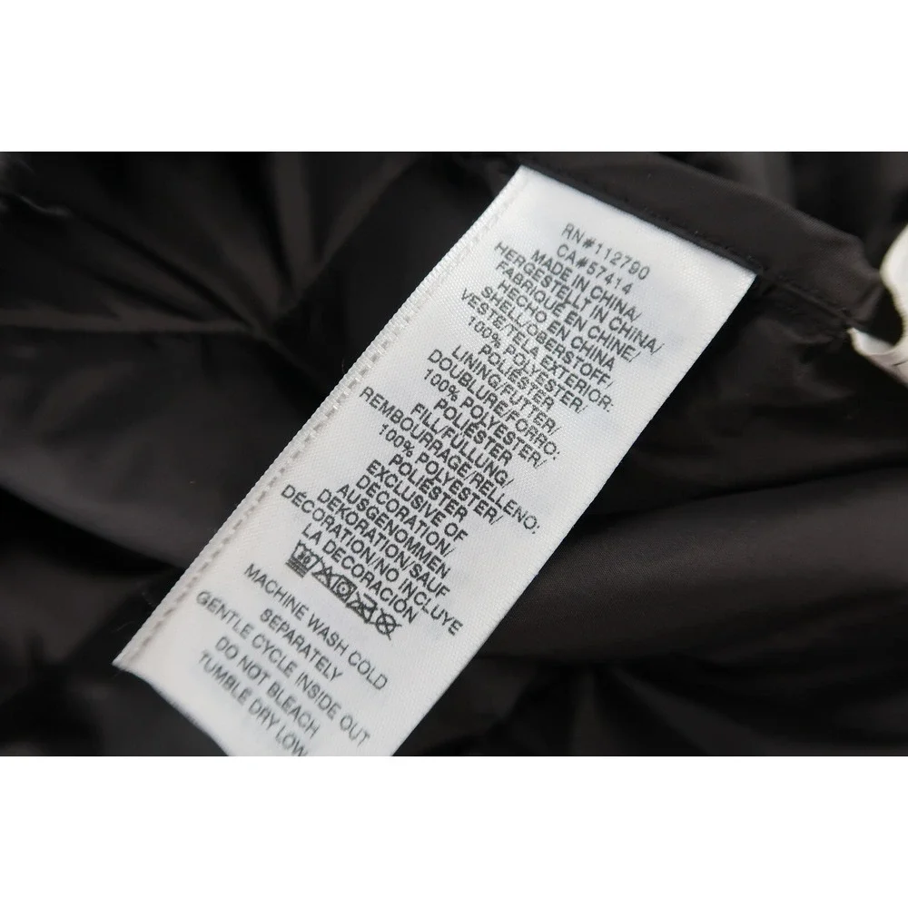 True Religon Jacket Mens XXL Black Light Puffer‎ Quilted Full Zip Size 2XL